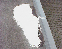 Undichtes Carportdach mit PU-Dichtmasse abdichten! Undichtes Carportdach mit PU-Dichtmasse abdichten!