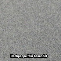 Bitumen Dachpappe besandet