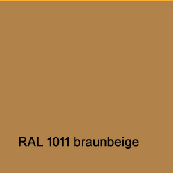 Bitumen Farbe braunbeige RAL 1011